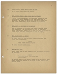 Moe Howard's 33pp. Script Dated April 1942 for The 1943 Three Stooges Film ''They Stooge to Conga'' -- With Original Writing on Cover & Title Page -- Archival Repair to Cover, Else Very Good